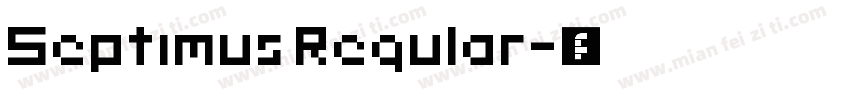 Septimus Regular字体转换